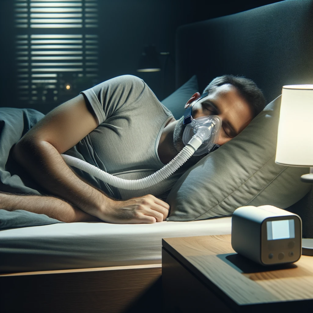 CPAP machine for apnea