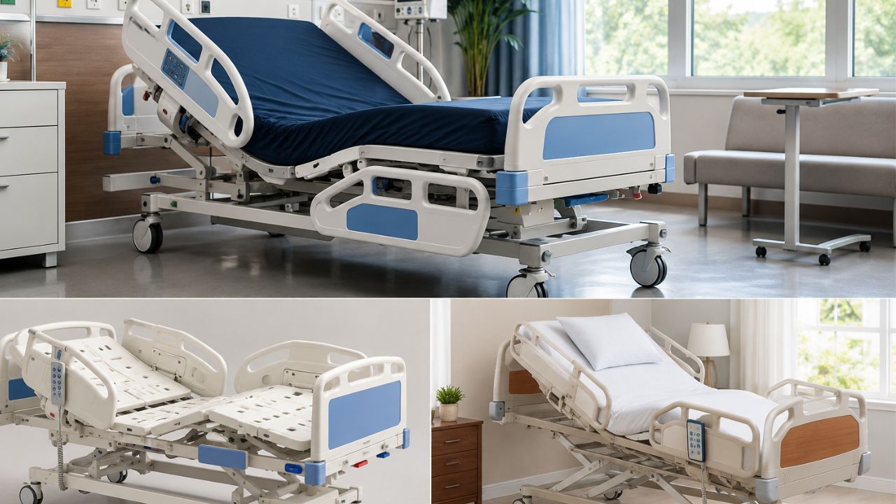 Heavy-duty and electric hospital beds